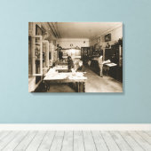 Faberge Workshop (b/w-Foto) Leinwanddruck (Insitu (Holzboden))