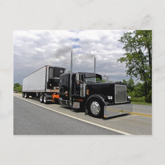 Faber's Peterbilt 379 Postcard Postkarte (Vorderseite)