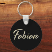 Fabian Button Name Schlüsselanhänger (Vorderseite)