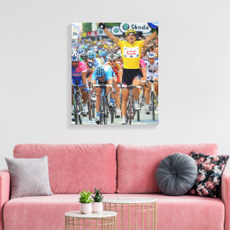 Fabian Cancellara Early Hero Bühne 3 Tour de Franc Leinwanddruck