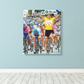 Fabian Cancellara Early Hero Bühne 3 Tour de Franc Leinwanddruck (Insitu (Holzboden))