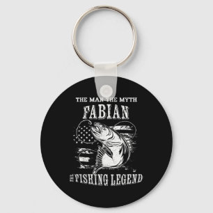 Fabian Mann Mythos Angeln Legende Personalisierter Schlüsselanhänger