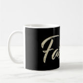 Fabian Name whitegold Tasse Teetasse Kaffeetasse (Links)