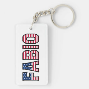 Fabio Name Vorname USA Flagge Anhänger Schlüssel Schlüsselanhänger