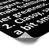 Fabiola Definition Personalisiert Name Funny Chris Poster (Ecke)