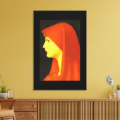 Fabiola', Jean Jacques Henner_Portraits Leinwanddruck (Insitu (Wohnzimmer))