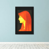 Fabiola', Jean Jacques Henner_Portraits Leinwanddruck (Insitu (Holzboden))