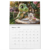 Fable Hollow Studio Süße Dinosaurier-Abenteuer Kalender (Feb 2027)