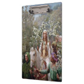 Fabled Queen Guinevere (by John Collier) Klemmbrett (Links)