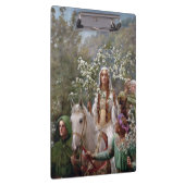 Fabled Queen Guinevere (by John Collier) Klemmbrett (Rechts)