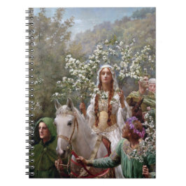 Fabled Queen Guinevere (by John Collier) Notizblock