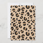 Fabolous Cheetah 50er Einladung (Rückseite)