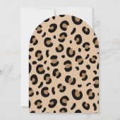 Fabolous Cheetah 50er Einladung (Rückseite)