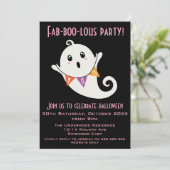 FABOLOUS HALLLOWEEN PARTY EINLADUNG (Stehend Vorderseite)