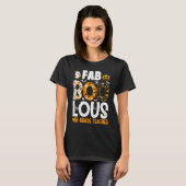 Faboolous 4th Grade Teacher Spooky Teacher Hallowe T-Shirt (Vorne ganz)