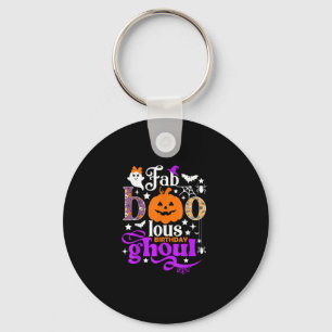 Faboolous Birthday Ghoul Shirt Funny Boo Pumpkin H Schlüsselanhänger