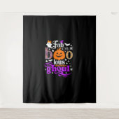Faboolous Birthday Ghoul Shirt Funny Boo Pumpkin H Wandteppich (Vorderseite)