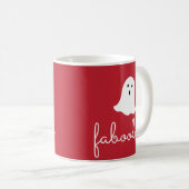 Faboolous boo ghost for Halloween Kaffeetasse (VorderseiteRechts)