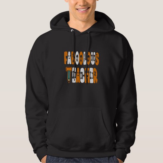 Faboolous Lehrer Schule Gruseliger Geist Unterrich Hoodie (Vorderseite)