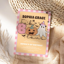 Faboolous Niedlich Ghost Groovy Halloween Geburtst