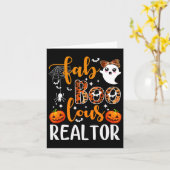 Faboolous Realtor Halloween Realtor Real Anwesen A Karte (Gelbe Blume)