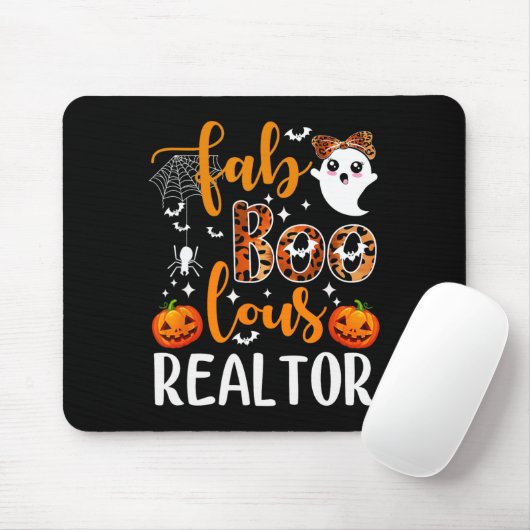 Faboolous Realtor Halloween Realtor Real Anwesen A Mousepad (Mit Mouse)