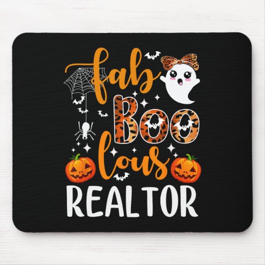 Faboolous Realtor Halloween Realtor Real Anwesen A Mousepad (Vorne)