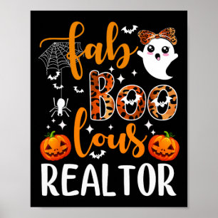 Faboolous Realtor Halloween Realtor Real Anwesen A Poster