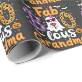 Faboolus Grandma Spooky Ghost Halloween Geschenkpapier (Rolleneckpunkt)