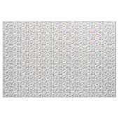Fabric Abkürzungen Weiß Stoff (Fat Quarter (45,7 x 55,9 cm))
