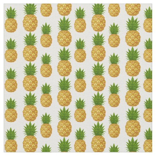 Fabric-Ananas-Print Stoff (Nahaufnahme)