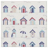 Fabric - Beach Huts Stoff (Nahaufnahme)
