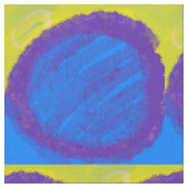 fabric Blue purple yellow star Stoff (Nahaufnahme)