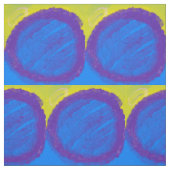 fabric Blue purple yellow star Stoff (Muster)