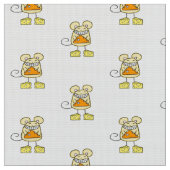 Fabric, Cheesy Mousey Pie Pizza Stoff (Nahaufnahme)