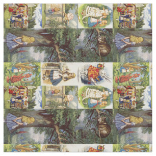 Fabric Cheshire Cat in Wunderland Stoff