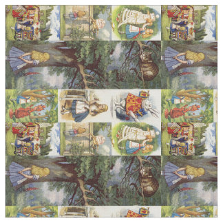 Fabric Cheshire Cat in Wunderland Stoff
