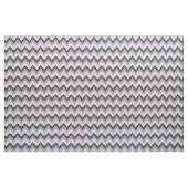 Fabric Chevron Pattern Azul Gray Geometrisch und Stoff (Yard (91,4 cm))