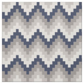 Fabric Chevron Pattern Azul Gray Geometrisch und Stoff (Muster)
