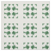 Fabric - Cluster von Holly-Blätter und Berries Stoff (Muster)