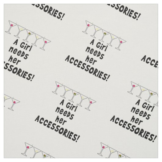 FABRIC - COCKTAIL ACCESSORIES STOFF (Muster)