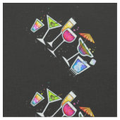 FABRIC - COCKTAIL UP! Cocktailbrille. Stoff (Nahaufnahme)