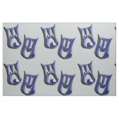 Fabric Eggplant Tragedy and Comedy Masks Stoff (Fat Quarter (45,7 x 55,9 cm))