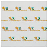 Fabric Frogging Ribbit Mushroom Stoff (Muster)