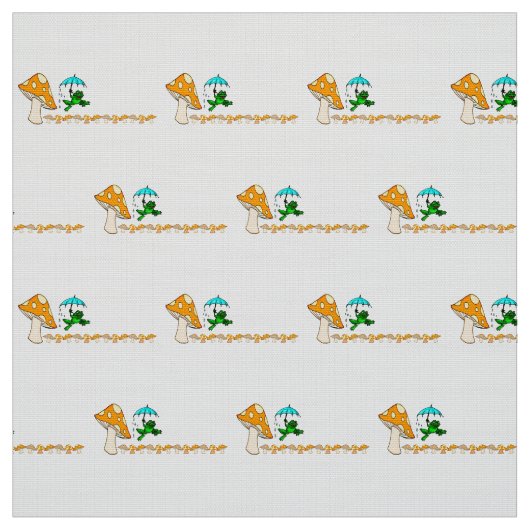 Fabric Frogging Ribbit Mushroom Stoff (Muster)
