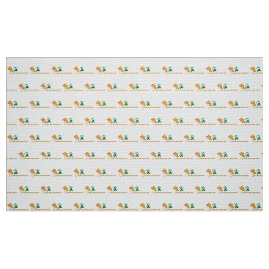 Fabric Frogging Ribbit Mushroom Stoff (Fat Quarter (45,7 x 55,9 cm))