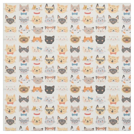 Fabric - Funny Face Stoff (Muster)