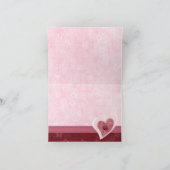 Fabric Hearts, Hugs 'n Kisses Karte (Innenseite)