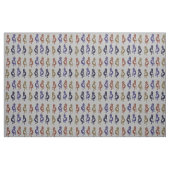 Fabric Kokopelli Group of Flute Playing Figures Stoff (Fat Quarter (45,7 x 55,9 cm))