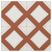 Fabric - Lattice Diamonds in Brown Stoff (Nahaufnahme)